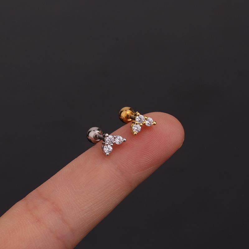 1PC Stainless Steel Tragus Piercing Ear Stud Earring for Women Helix Tragus Studs Earring Trendy Jewelry Boucles