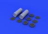 Eduard Brassin Rocket Set of Plastic Model EDU648231 1/48 LAU-3/A Pod, 2, Parts,