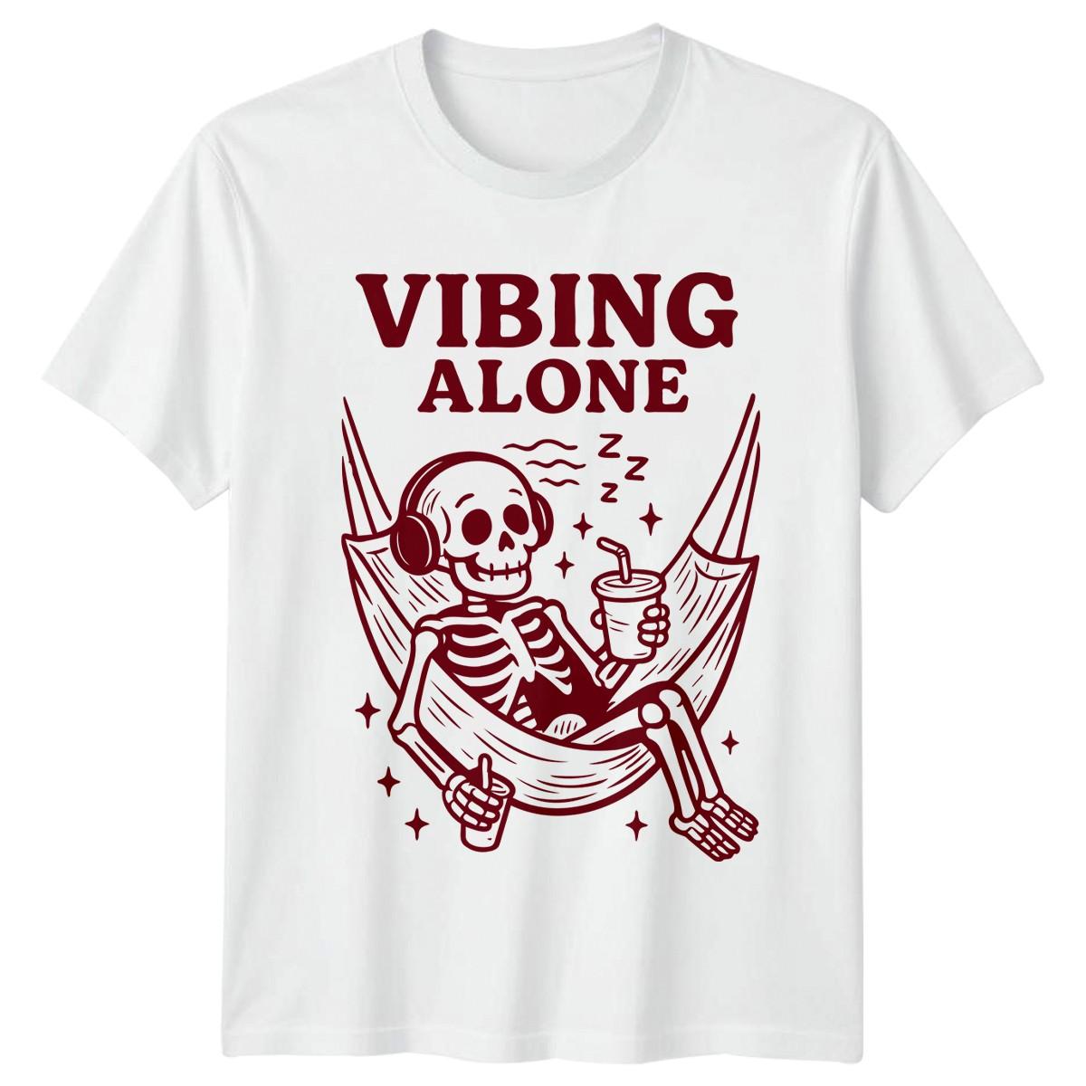 Red Color Unisex T-Shirt Graphic Tee L