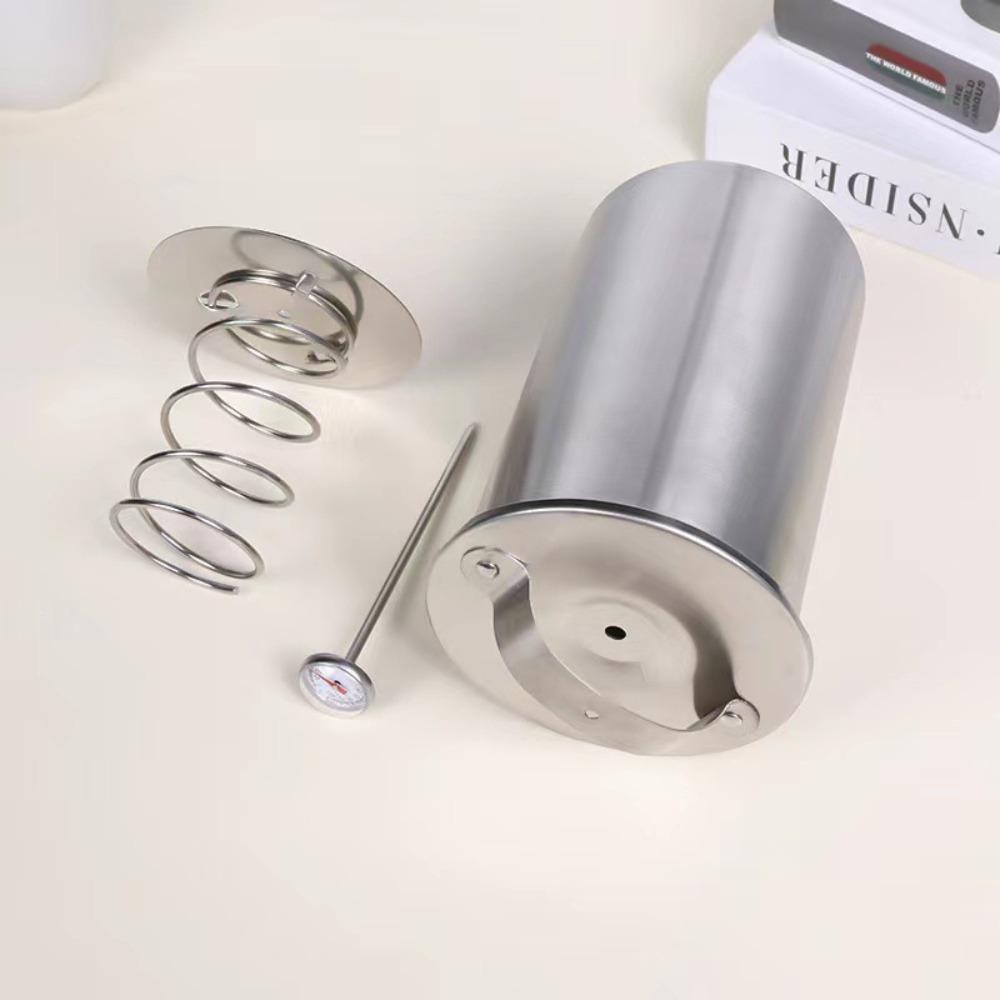 Spring Pressure Ham Press Maker Stainless Steel Meat Boiling Barrel Meat Press Cooker  Poultry