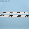 For 2011-2024 Explorer Sport Pkg Hood Emblem Letters Decal Gloss Black Outline