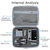 For DJI Mini 5 Pro Fly More All-in-one PU Organizer Bag Portable Travel Shoulder Bag