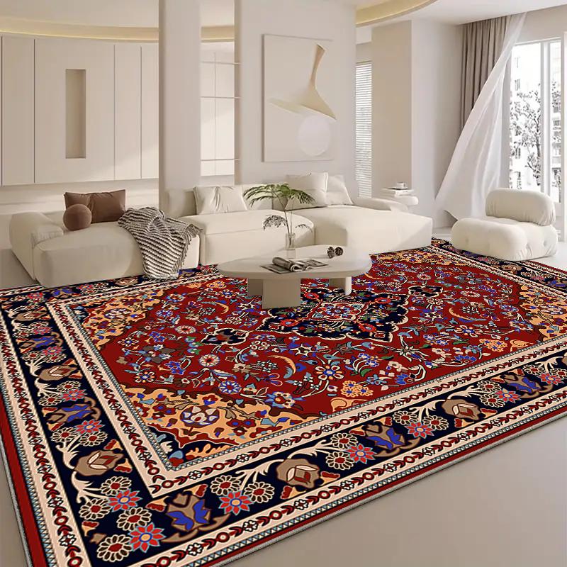 VIKAMA Luxury Moroccan Boho Rug, Non-Shedding Non-Slip Bedroom Living Room Carpet,Fade Resistant,Hallway Long Carpet Home Decor