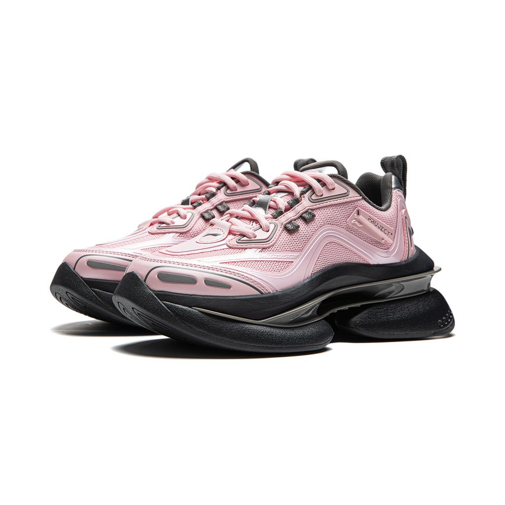 New LiNing Project* Ethereal Space Cushioning Wear-Resistant Low-Top Casual Shoes Women's Profit Pink AGCU260-5