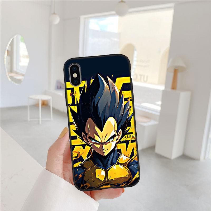 LO39 Dragon Ball Vegeta Soft Shell Phone Case for Redmi Note 13 14 Pro+ Plus A3 A3X 13X 13C 13R 14S 14C 14R