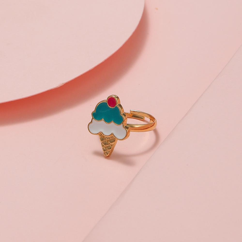 

Kpop Cute Multiple Animal Unicorn Open Multiple Rings For Women Alloy Multicolor Enamel Adjustable Ring Jewellery For Girls resizable