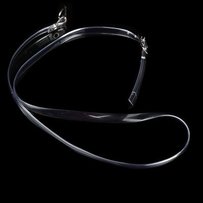 1 Pair Shoe Accessories Invisible Elastic Silicone Transparent Shoelace Straps