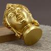 Miniature Buddha Head Statue Creative Southeast Asia Antique Buddha Sculpture Resin Handicraft Zen Home Decorative Figurines
