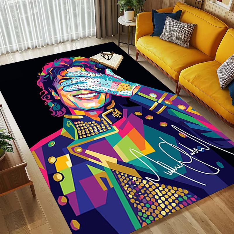 Moonwalk Performance Living Room Nonslip Area Rug Soft Carpet For Bedroom Gameoom Playroom Sofa Office Home Decor Doormat