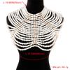 Heavy-duty Exaggerated Multi-layer Pearl Body Chain Fashion Retro Temperament Hollow Shawl Dress Accessories