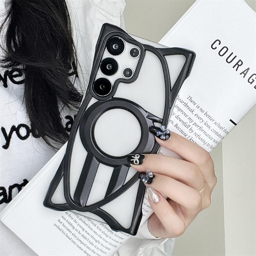 Plating TPU Matte Hollow Cooling Case for Samsung Galaxy S25 Ultra S24 Plus for Magsafe Magnetic Heat Dissipate Bumper Cover