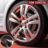 BBF1 4PCS Crown Style Tire Valve Stem Caps, Air Caps Cover, Aluminum Alloy Dustproof And Waterproof Valve Caps Cover For All Toyota
