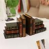 Vintage Faux Bookends Decorative Home Office Storage Organizer Box Home Organization and Storage