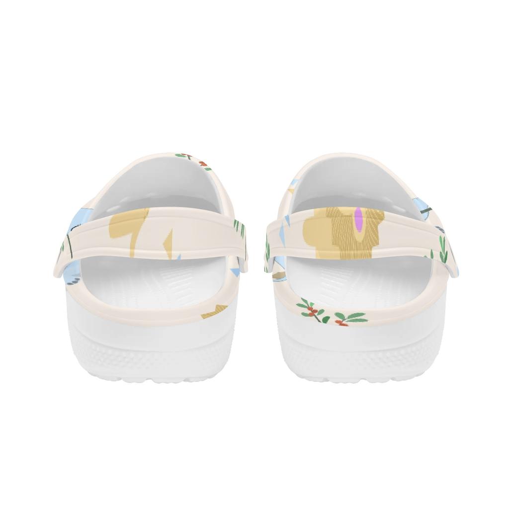 Cute Printed EVA Casual Clogs Adult Unisex Soft Flexible Slip On Soft Footwear Lightweight Summer Sandals Easy Daily Wear