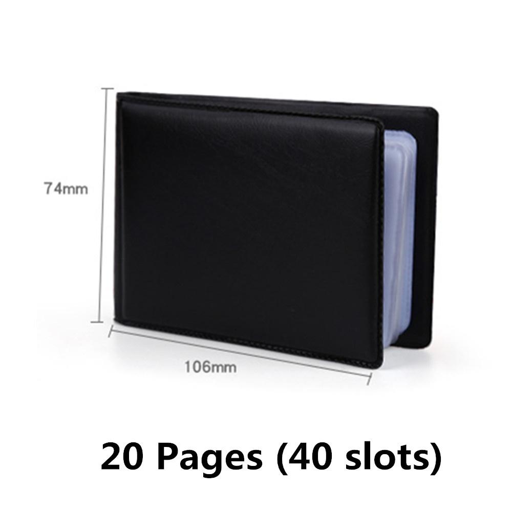 

40~300Slots Card Album PU Cards ID Credit Card Holder Book Case Organizer Business Cards ID Container Credit Card Holder Case