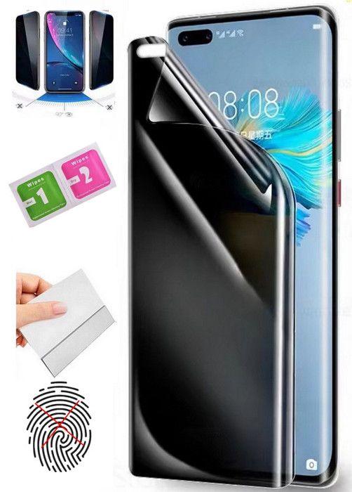Film hydrogel protection écran - Samsung - Galaxy M62 - Anti-espion - Noir - Sensibilité tactile préservée