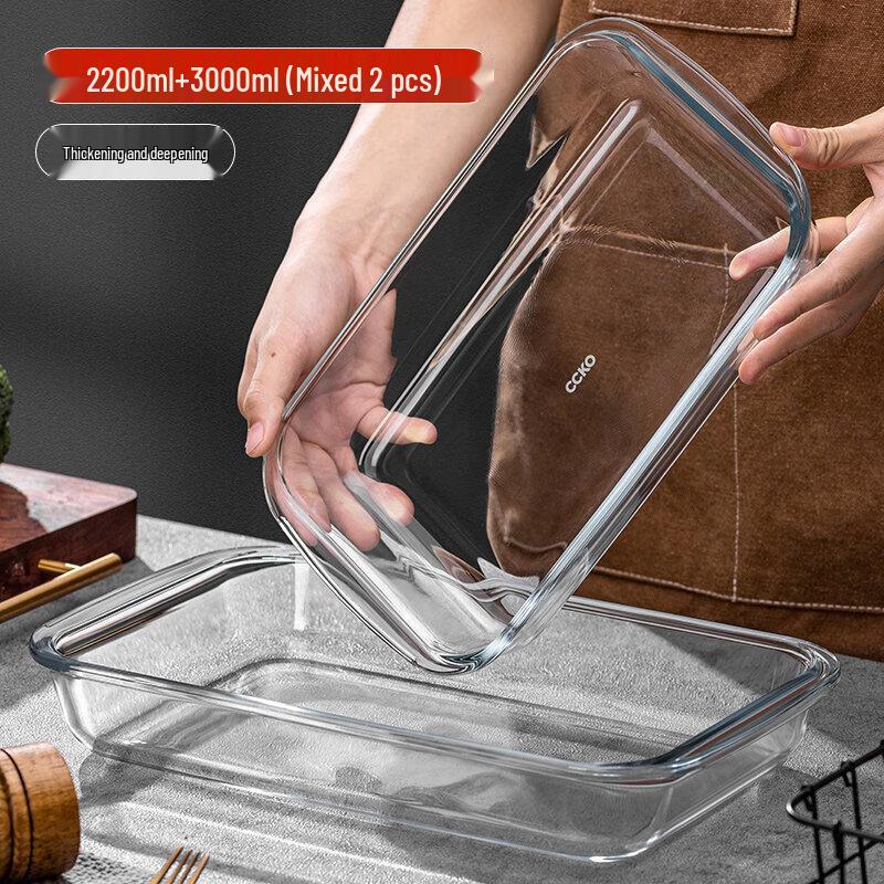 Heat-Resistant Glass Bowl with Lid