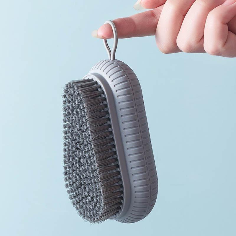 Poignée brosse à linge brosse en plastique maison brosse à poils souples brosse à linge suspendue