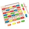 Wooden Magnetic Fishing Toy Puzzle Board Magnetic Early Educational Toy