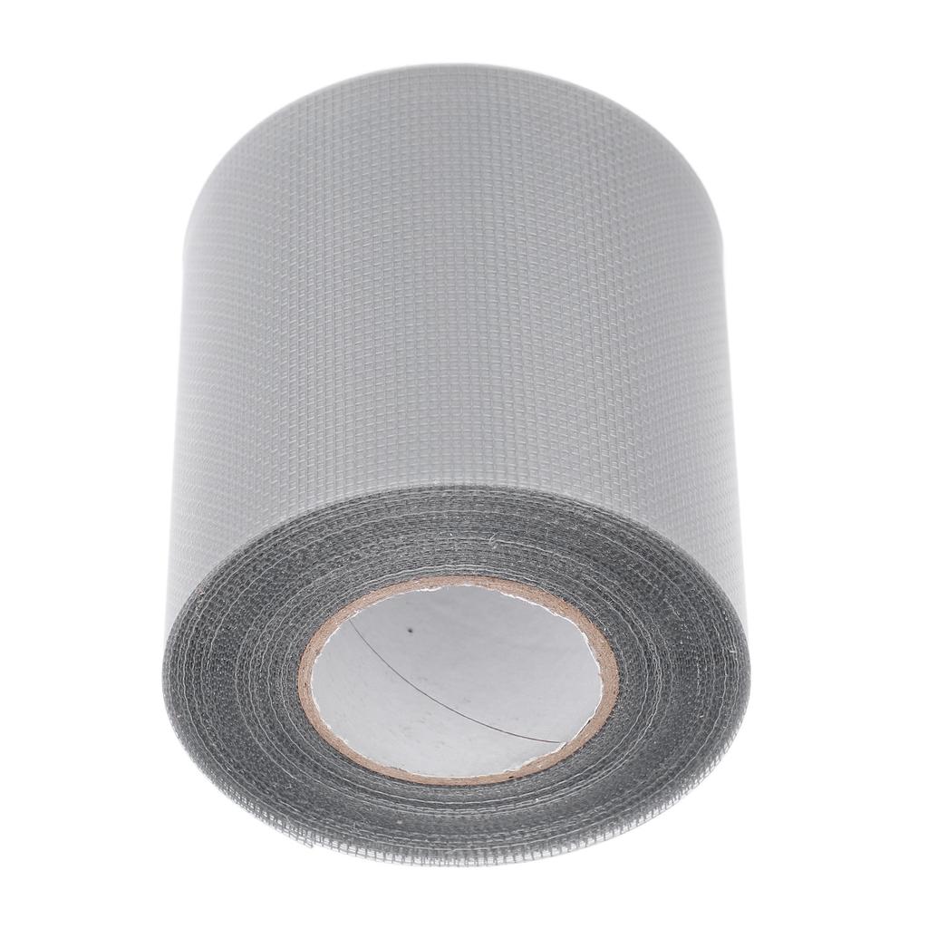 Window Screen Mesh Patch Self Adhesive Tape Roll for Camping Tent Home Door Bed Net Repair Gray