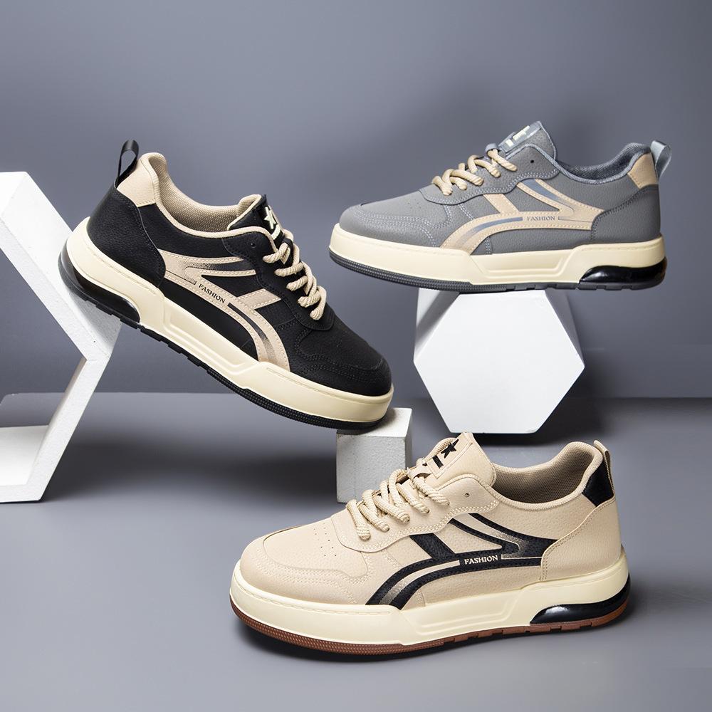 New shoes for casual leather sports comfortable and breathable running shoes