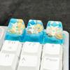 Keycap Epóxi Concha de Alta Transparência para Teclados Mecânicos