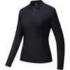 Training Series Solid Color Casual Slim Fit Soft Versatile Polo Long Sleeve T-Shirt Women Tops 962537404-4