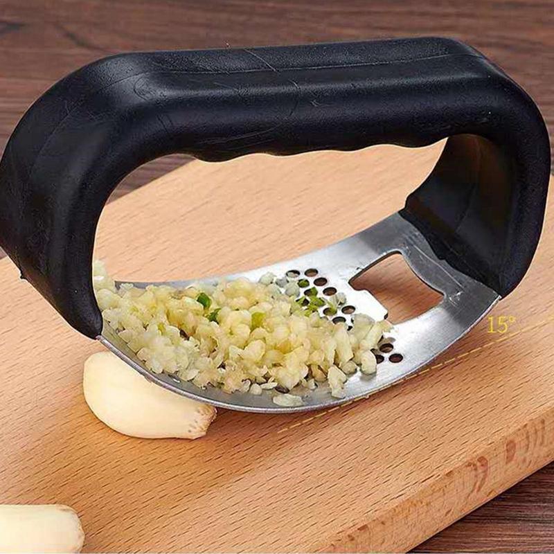 Stainless Steel Garlic Press Crusher Manual Garlic Mincer Chopping Garlic Tool Fruit Vegetable Tools Kitchen Accessories Gadget