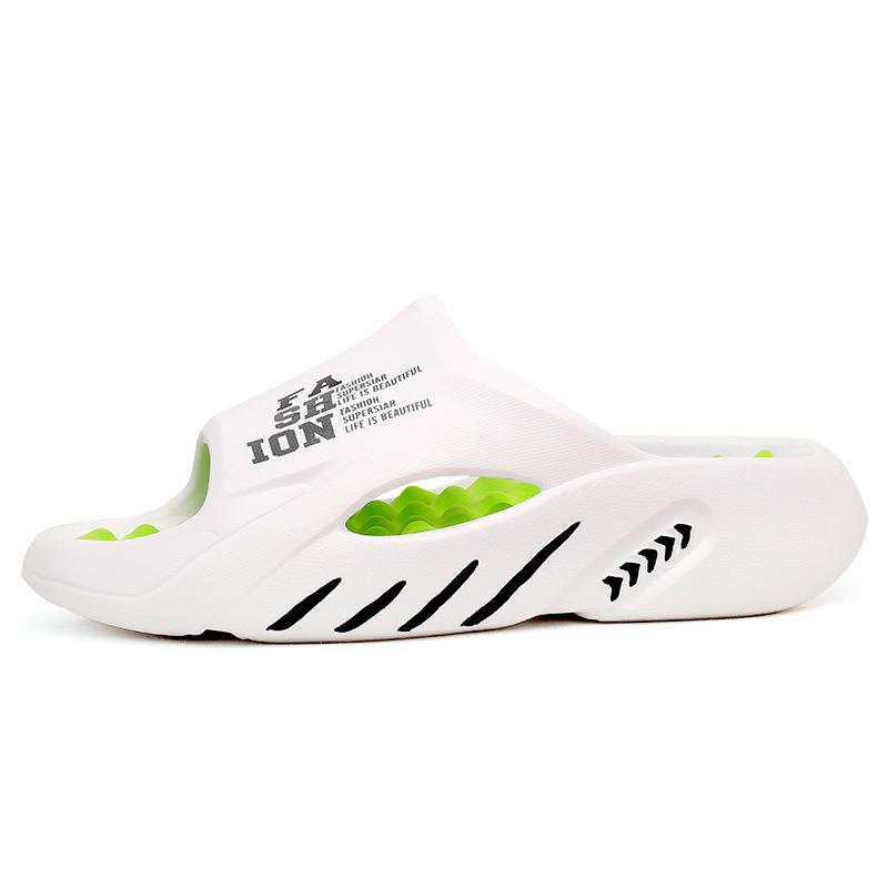 Two-Color Non-Slip Flip-Flops: Trendy Plus Size Beach Slippers for Men & Women