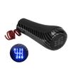 Car 6 Speed Gear Shift Knob Carbon Fiber Style with Light Replacement for 1 Series E81 E82 E87 E88 F20