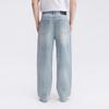 Jeans Larges Dégradés Lavés en Lyocell pour Homme GXG
