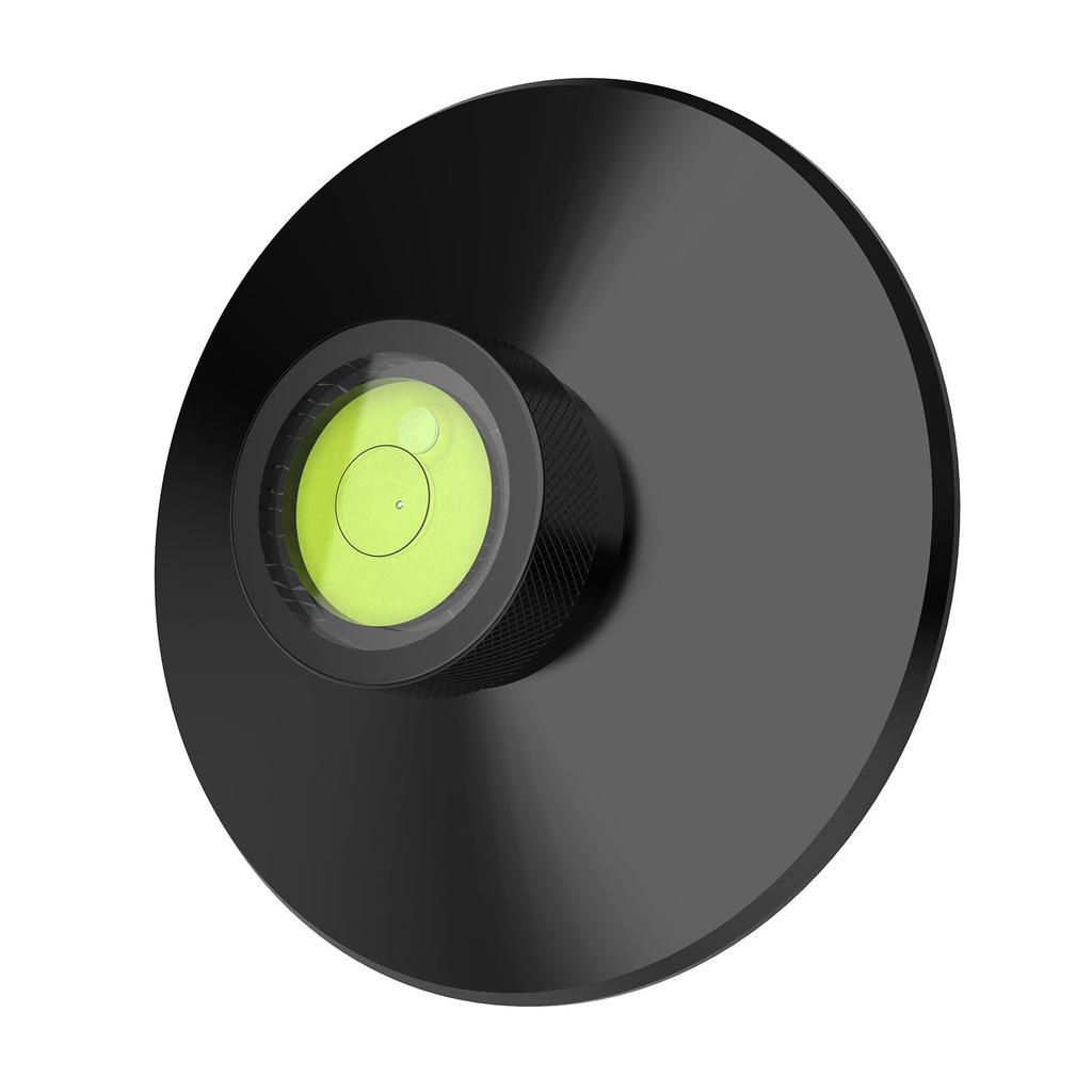 Preffair Disc Stabilizer Record Weight Turntable LP Vinyl Clamp Vibration Damper Record Stabilizer (110g, black)