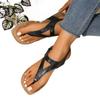 Ladies Shoes Summer Open Toe Women's Sandals Buckle Strap Flip Flops Plus Size New Daily Versatile Casual & Beach Flat Sandals