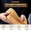50 Stück/Set Einweg-Papierpergament für Heißluftfritteuse Holzzellstoff Dampfgarer Käsekuchen Heißluftfritteuse Zubehör Backpapier für Heißluftfritteuse