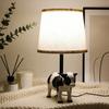 Desk Lamp Resin Bunny Puppy Cow Shape Night Light with Touch Switch Soft