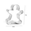 6Pcs/Set Christmas Cookie Cutter Gingerbread Xmas Tree Mold Christmas Cake Decoration Tool Navidad Gift DIY Baking Biscuit Mould