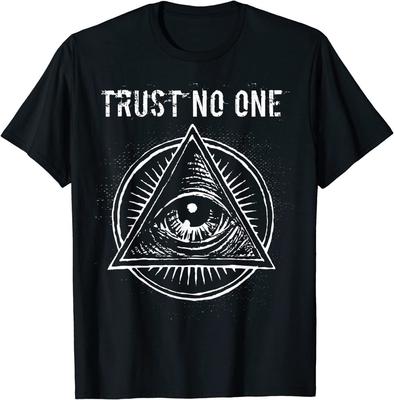 Illuminati Clothing Trust No One Shirt All Seeing Eye Size S-5XL Unisex T-Shirt