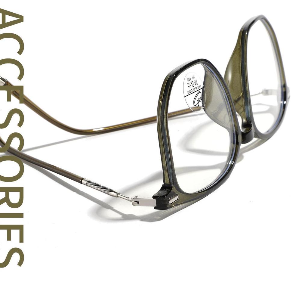 Xunge Retro Tea-Colored Flat Lens Glasses for Women