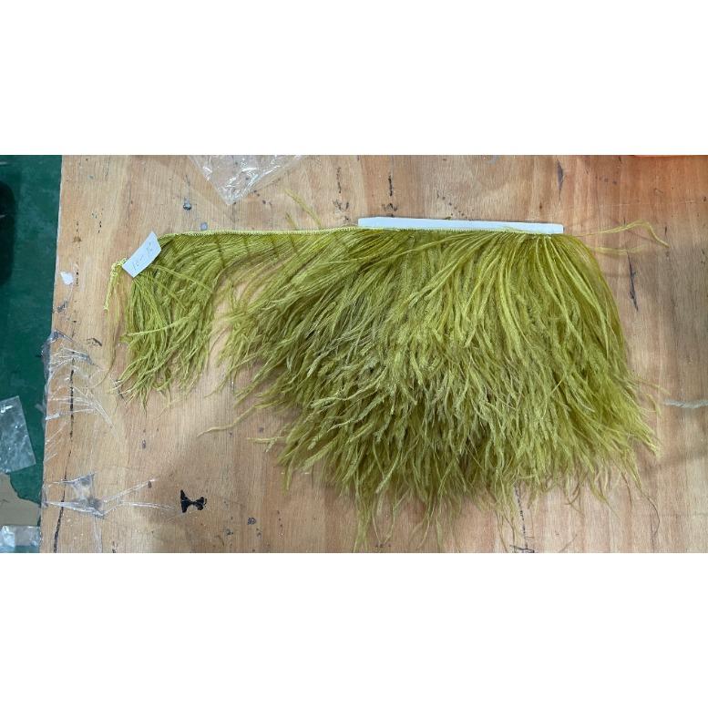 Feather White Ostrich Feather Trim for Wedding Party Dress Decorative Clothing Sewing Accessories 10-22cm Long Plume Fringe