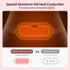 Cordless Heating Pad Heating Massager for Back Pain Menstrual Cramps Pain Relief Portable Heating Pad 4 Vibration Mode Massager
