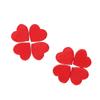 Sewing Lovely Red Heart Shape Embroidery Patch Patch Stickers Embroidery Apparel Applique Patches Patch Sticker Clothes Patch