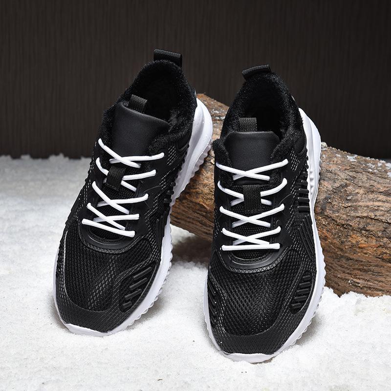 

Месси те же хлопковые туфли мужские и женские повседневные туфли осень и зима сетка бархат теплые спортивные туфли студенческие кроссовки универсальные 48