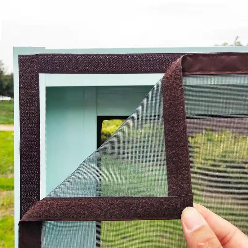 Inset Window Screen Mesh, Air Tulle Adjustable Summer Invisible Anti-Mosquito Net Fiberglass Removable Washable Customize Screen