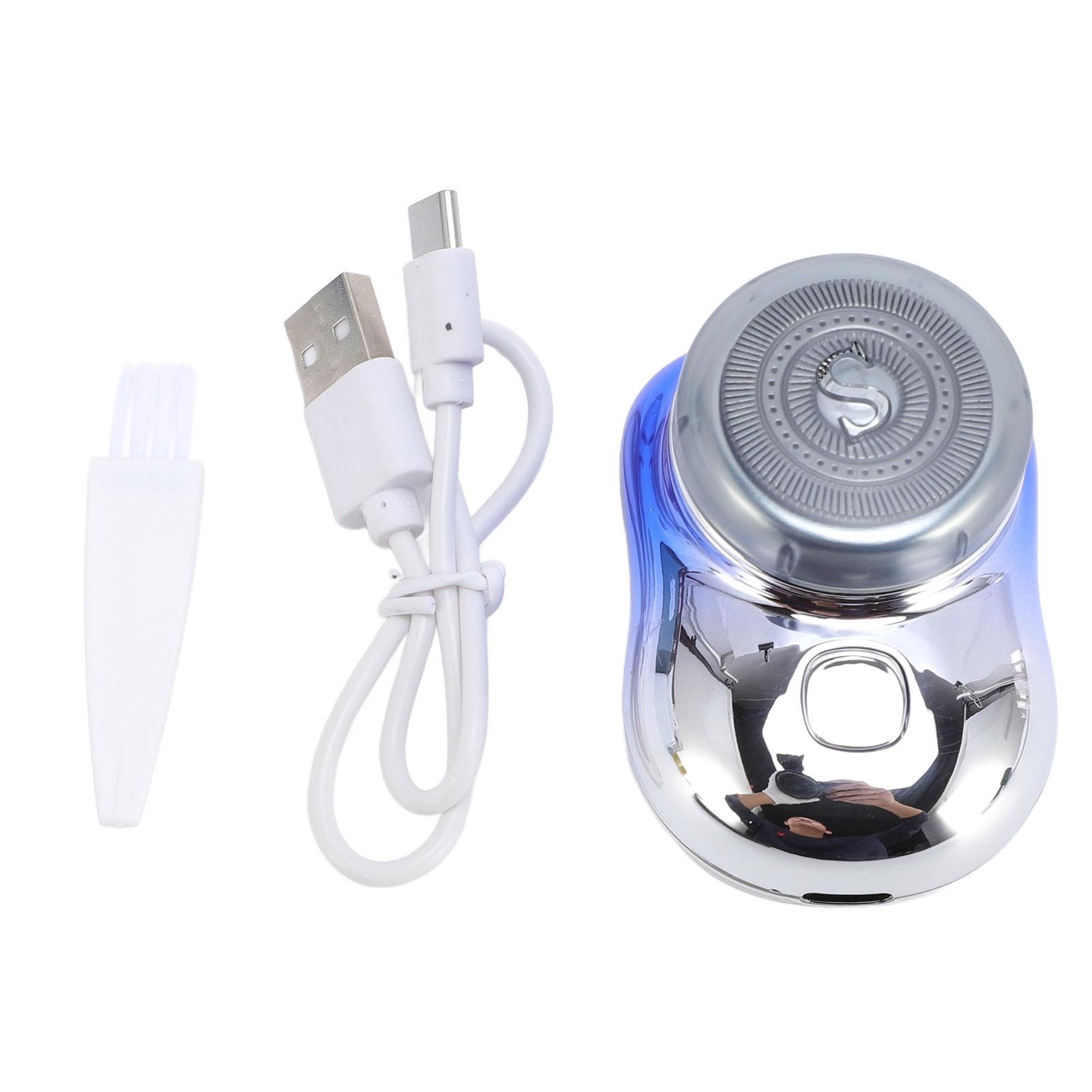 

Миниатюрный электрический триммер Портативный цифровой дисплей Карманный электрический триммер Перезаряжаемый миниатюрный синий