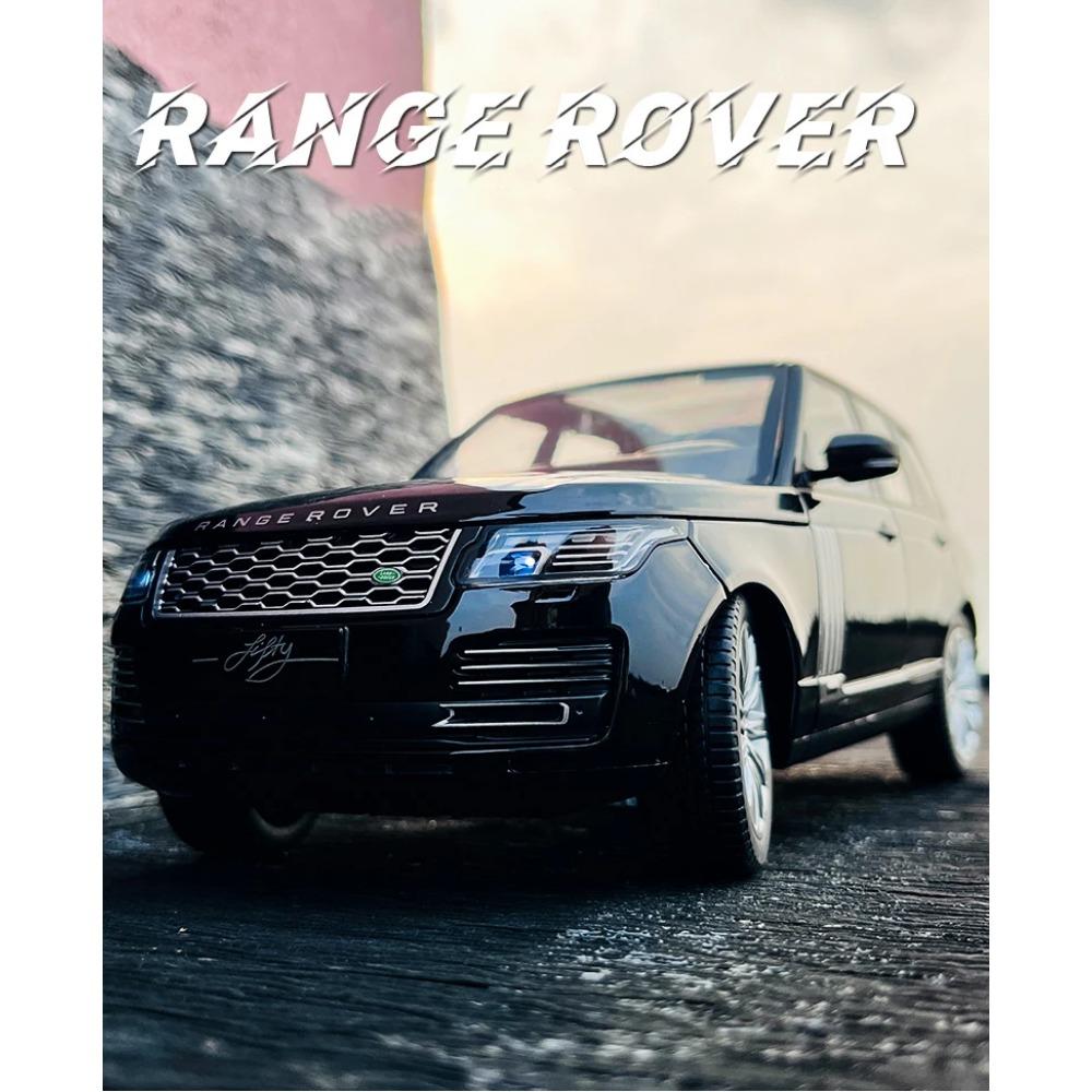 1/18 Range Rover 50th Anniversary Alloy Car Model Sound And Light Simulation Car Decoration Collection Boy Childrens Toy Gift