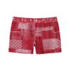 Women Shorts Elastic Tight Fit Imitation Denim Bottom Shorts Seamless Perfect Body Curve Shorts Daily Wear