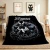 Custom Name Carnage Flannel Blanket Throw Blanket Soft Warm Sofa Bed Decor Unique Gift