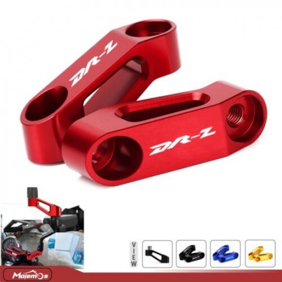 For SUZUKI DRZ400S DRZ400E DRZ400SM DRZ400 Rearview Mirror Risers Extenders Kit