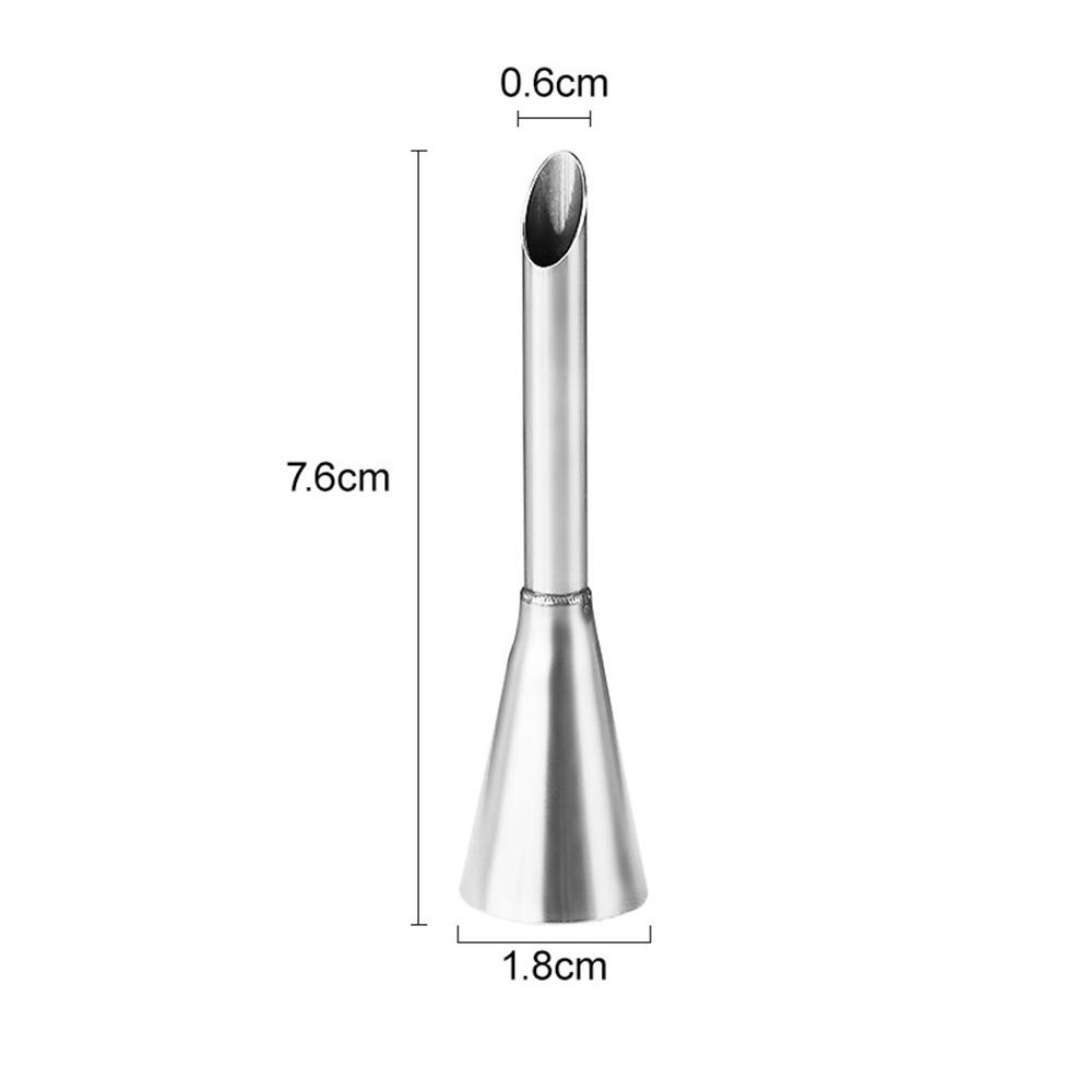 Cake Decorating Puff Pastry Nozzle Stainless Steel Cream Icing Nozzle Cupcake Icing