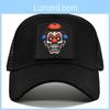 European And American Clown Print Baseball Cap Embroidered Duck Tongue Cap Mesh Cap Batman Personalized Print Sun Hat